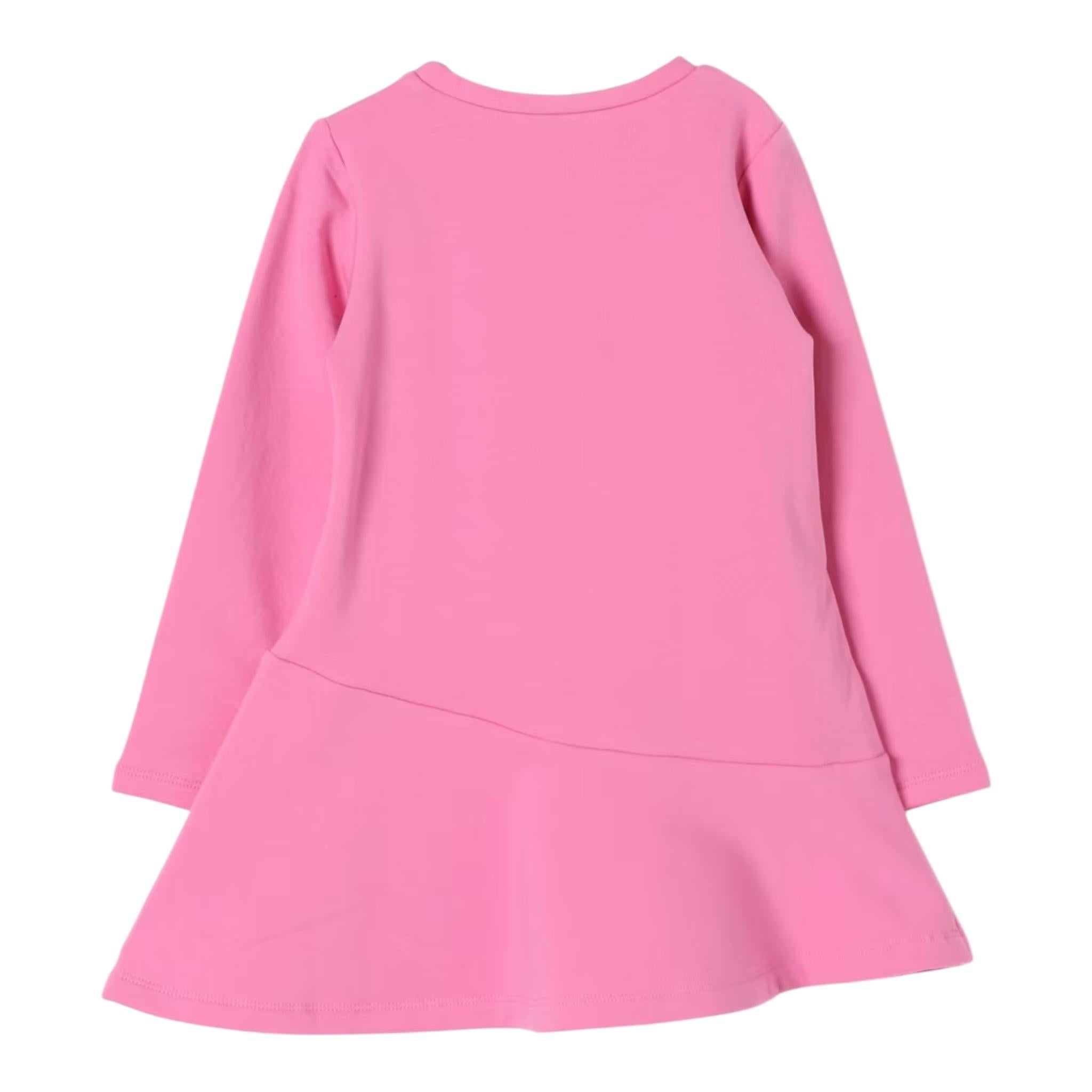 LIU JO abito modello felpa tinta unita con stampa Rosa per Neonata KF4023NXXXXX ROSA LIU JO 