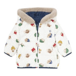 MAYORAL giubbino reversibile bicolore con cappuccio e zip Bianco/blu per Neonato 2457 BIANCO/BLU MAYORAL 