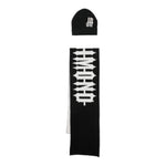 JOHN RICHMOND set sciarpa-cappello tinta unita logato Nero per Bambino RBA24017HSX NERO JOHN RICHMOND 