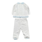 Marlu' Completo 2 Pezzi Shirt-Ghettina per Neonato EC6551 BIANCO MARLU' 