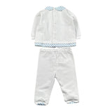 Marlu' Completo 2 Pezzi Shirt-Ghettina per Neonato EC6551 BIANCO MARLU' 