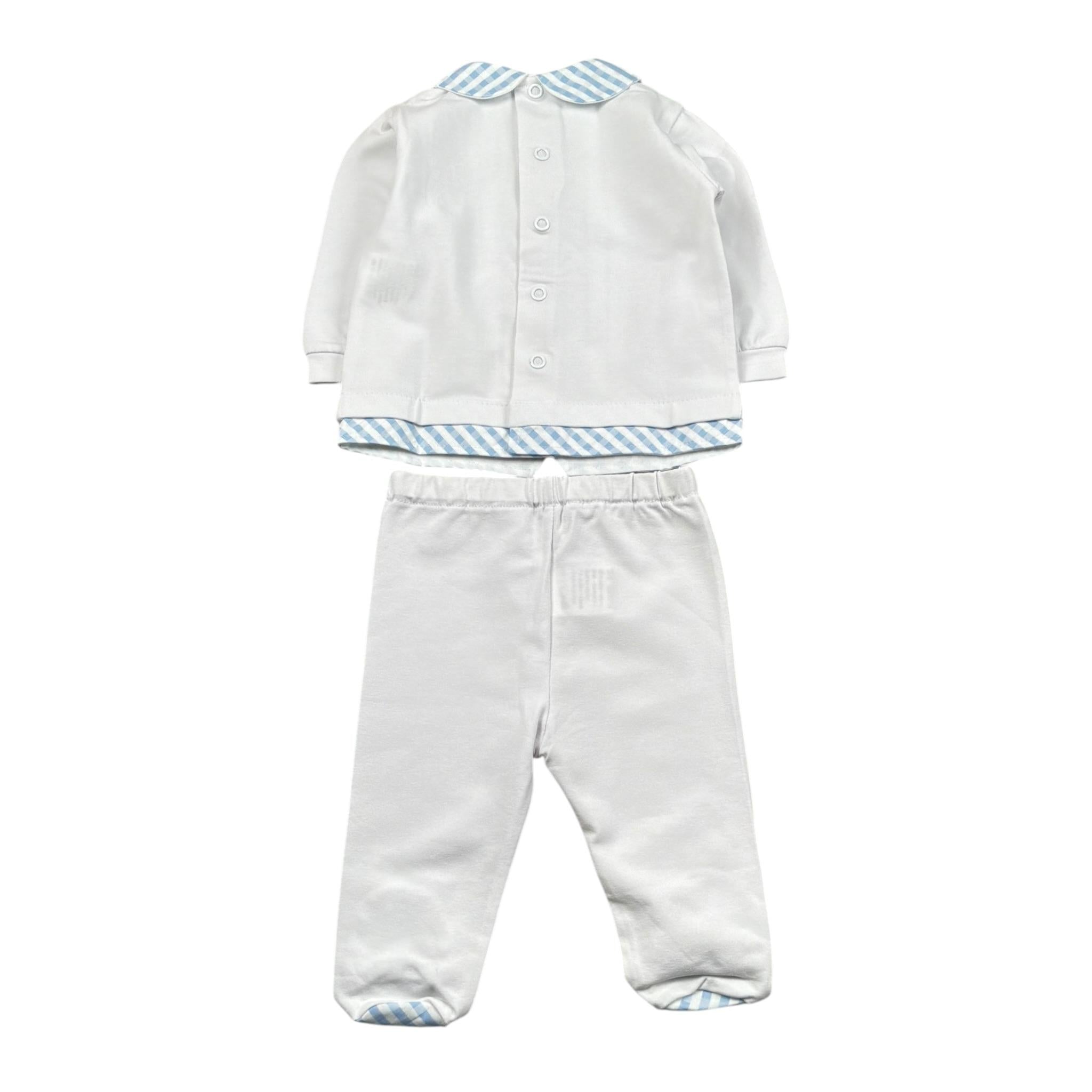 Marlu' Completo 2 Pezzi Shirt-Ghettina per Neonato EC6551 BIANCO MARLU' 