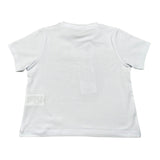 Gaelle T-Shirt Girocollo Tinta Unita con Stampa per Bambina 2746M00403 BIANCO GAELLE 