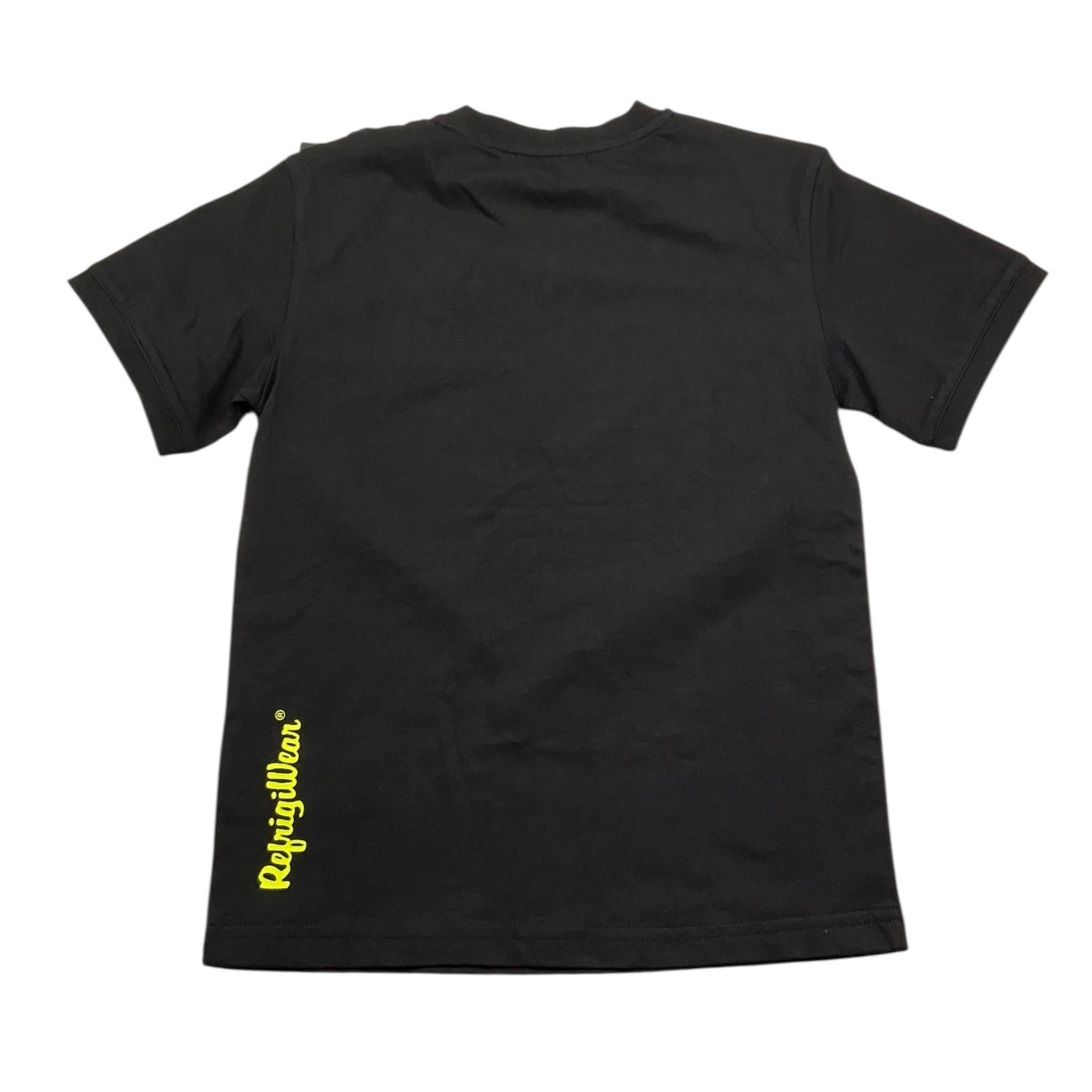 Refrigiwear T-Shirt Girocollo Tinta Unita per Bambino RW424 NERO REFRIGIWEAR 