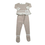 Paz Rodriguez Completo 2 Pezzi Maglia-Ghettina Tinta Unita per Neonata 00342369 BIEGE PAZ RODRIGUEZ 