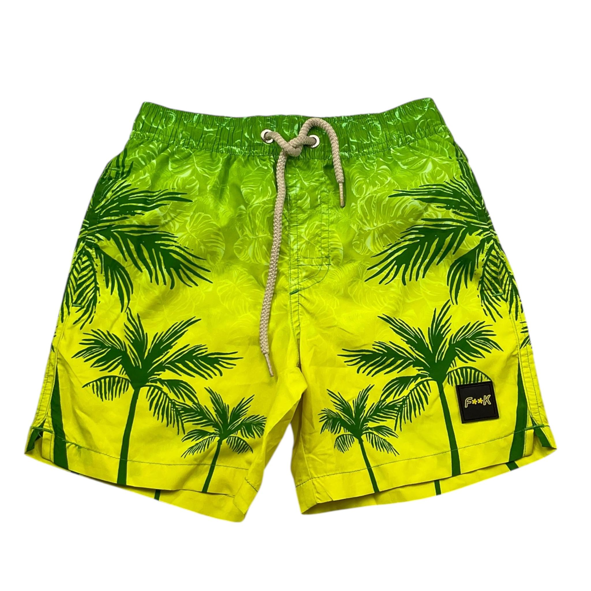 F**K Costume Tinta Unita Stampa Fantasia per Bambino FJ25J03BP30 VERDE F**K 