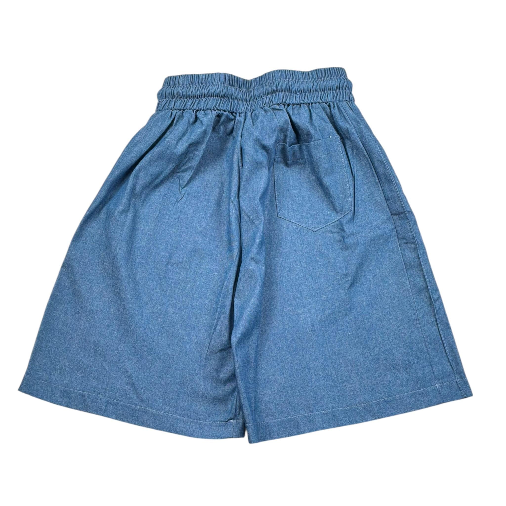 Duepuntozero Bermuda Tinta Unita con Elastico In Vita per Neonato BMBD3N BLU DUEPUNTOZERO 