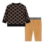 KARL LAGERFELD completo 2 pezzi felpa-pantalone Nero per Neonato Z30292 NERO KARL LAGERFELD 