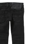Diesel Jeans Tinta Unita con Girovita Regolabile per Bambino 00J3RN NERO DIESEL 