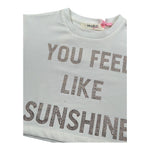 Vicolo T-Shirt Girocollo Tinta Unita con Brillantini per Neonata 3146MY00116 PANNA VICOLO 