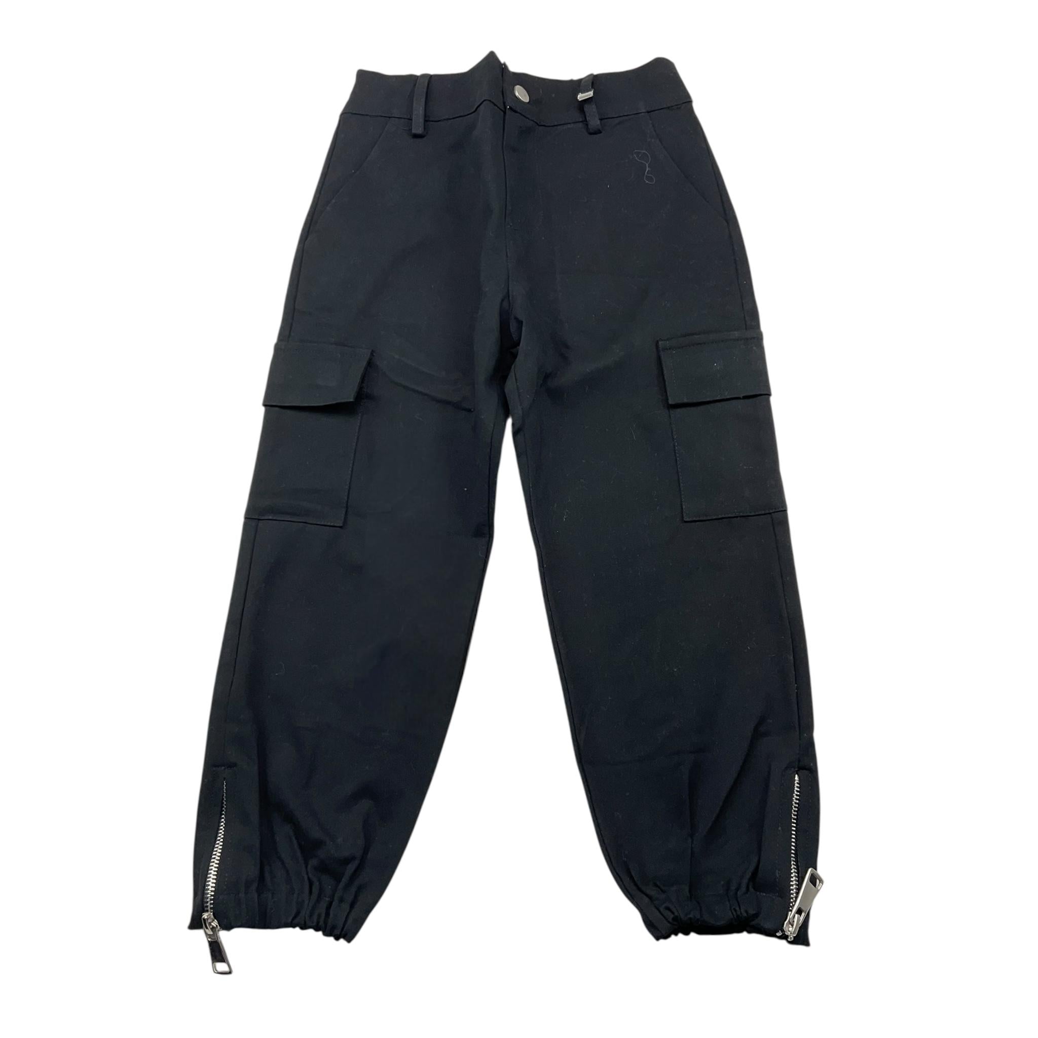 NEVER TOO pantalone tinta unita con elastico in vita Nero per Bambino NT2215B NERO NEVER TOO 