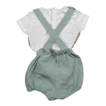 Calamaro Completo 2 Pezzi T-Shirt-Salopette per Bambino 17942J BIANCO/VERDE CALAMARO 