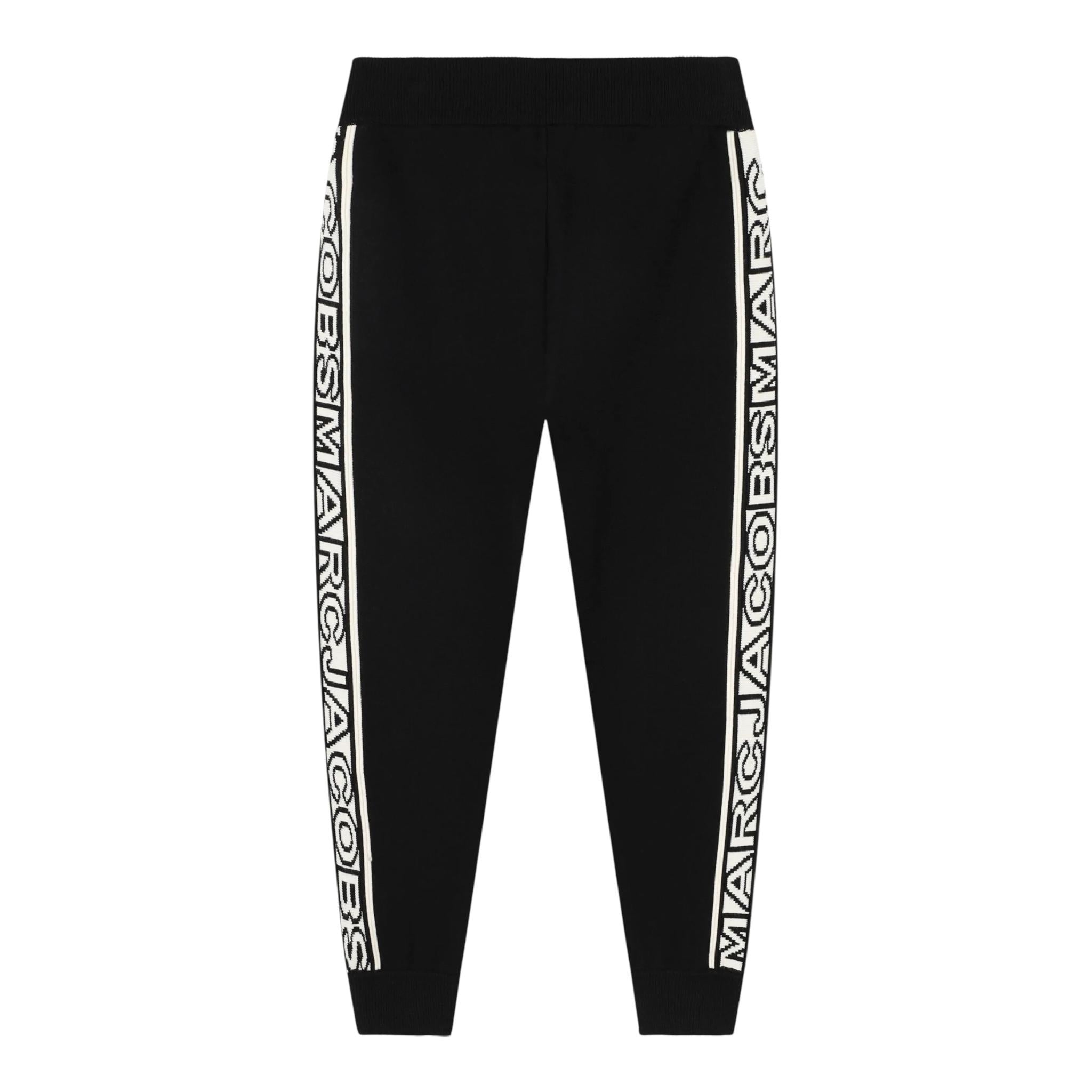 MARC JACOBS pantalone modello tuta tinta unita con stampa Nero per Neonato W60307N NERO MARC JACOBS 