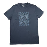Dan John T-Shirt Girocollo Tinta Unita Cn Stampe In Contrasto Blu Per Bambino