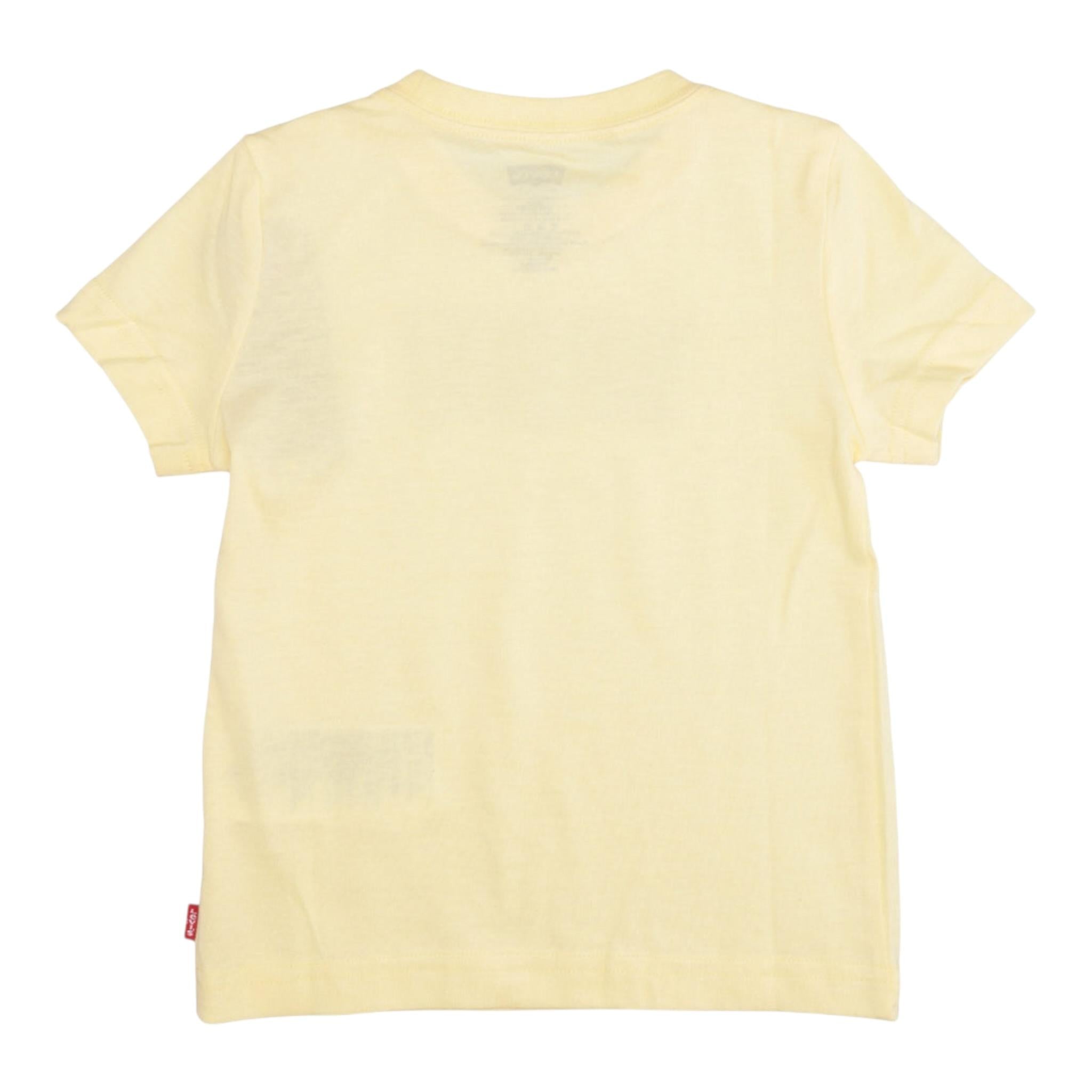 Levi'S T-Shirt Girocollo tinta unita con Logo Giallo per Neonato 6E8157XXXX GIALLO LEVI'S 