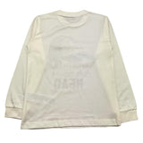 NEVER TOO shirt girocollo tinta unita con stampa in contrasto Panna per Bambino NT2219B PANNA NEVER TOO 
