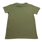 Cesare Paciotti T-Shirt Girocollo Tinta Unita con Stampa per Bambino TSP5152J VERDE CESARE PACIOTTI 