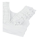 Fun & Fun Completo 2 Pezzi Top-Gonna Tinta Unita per Bambina FNCJSK00984 BIANCO FUN & FUN 