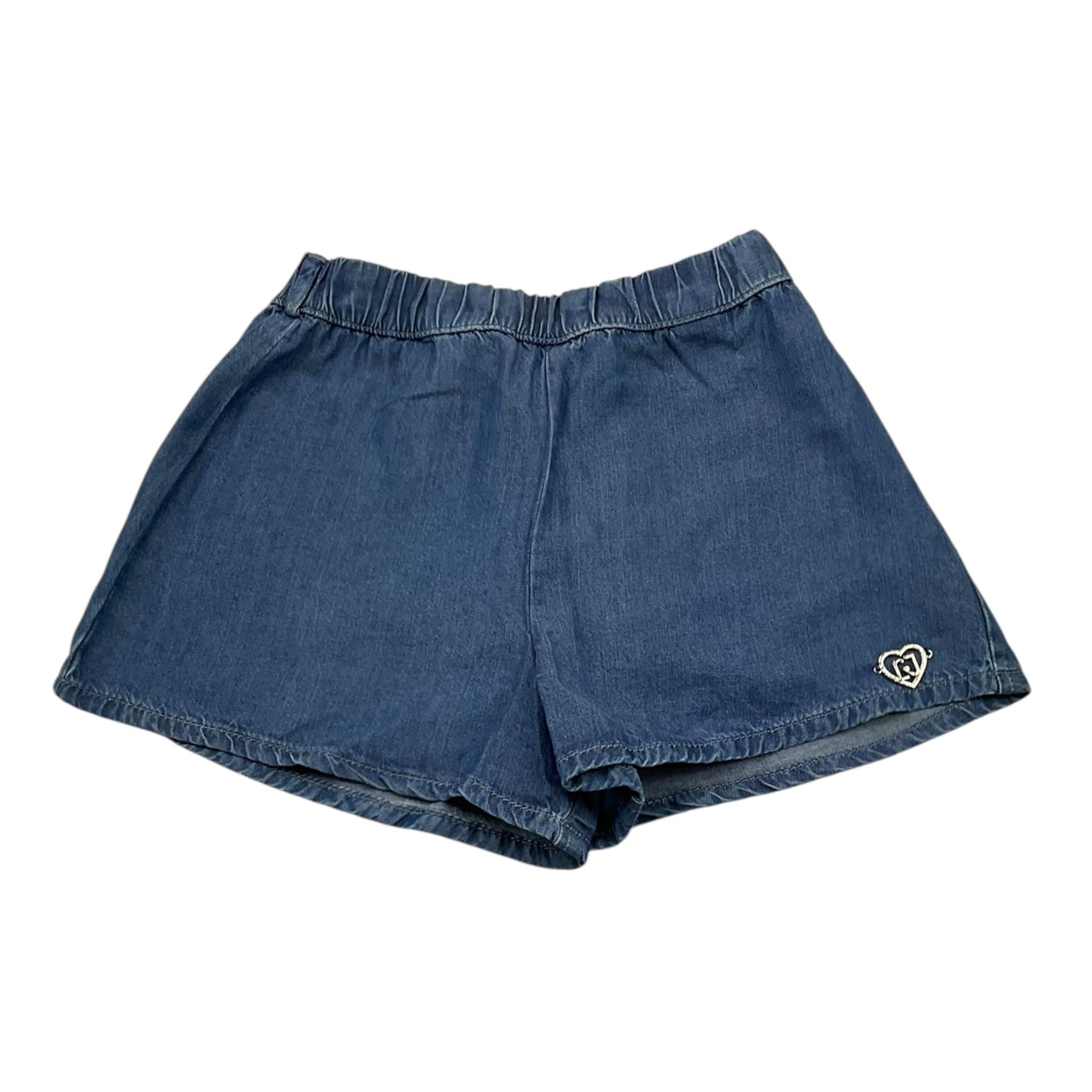 Liu Jo Short Tinta Unita In Denim per Bambina KA5123J BLU LIU JO 