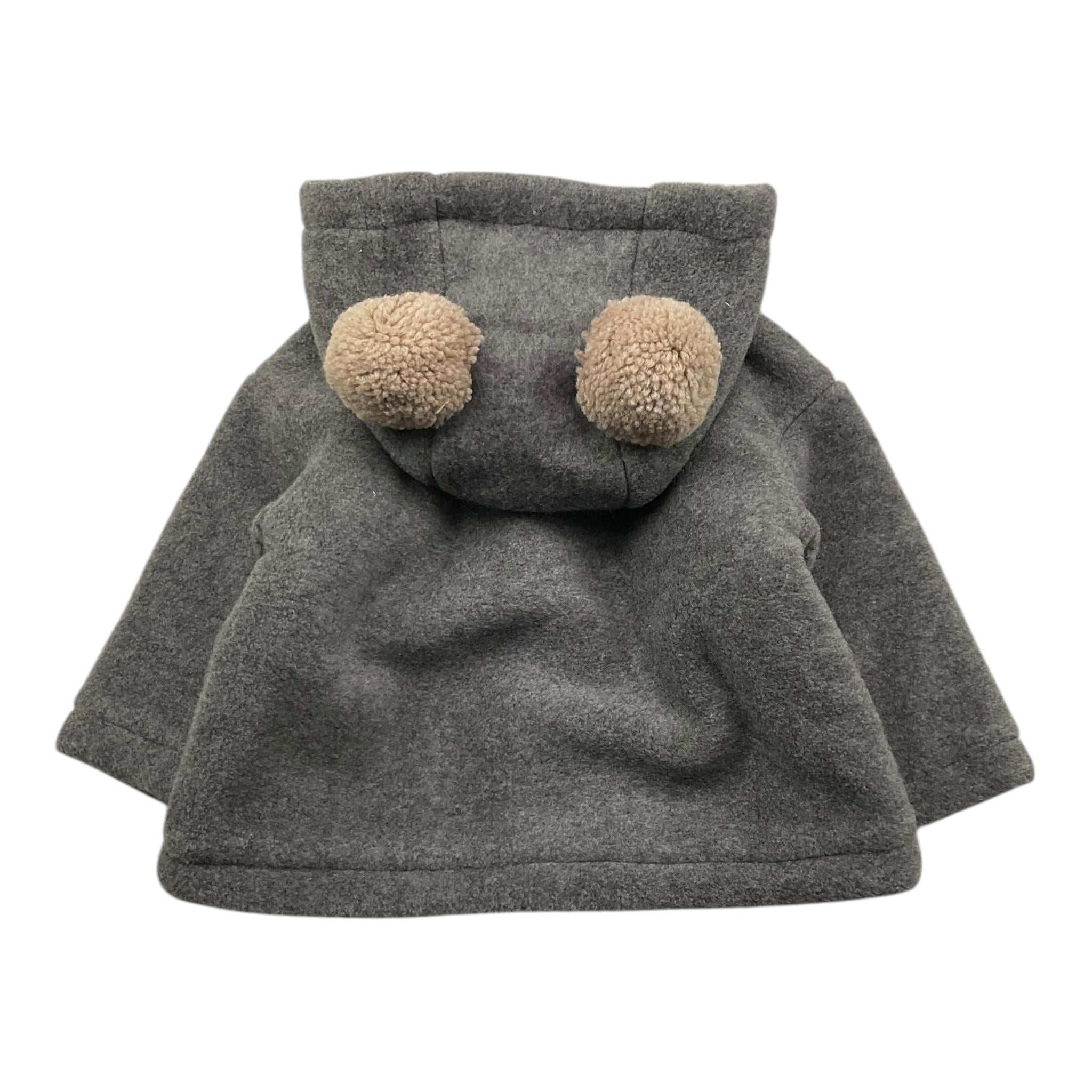 ZHOE & TOBIAH giacca tinta unita con bottoni e cappuccio Grigio per Neonato WWT2 GRIGIO ZHOE & TOBIAH 