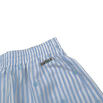 Gaelle Short tinta unita con Elastico In Vita E Fantasia A Righe Bianco/Azzurro per Bambina 2746S00540 BIANCO/AZZURRO GAELLE 