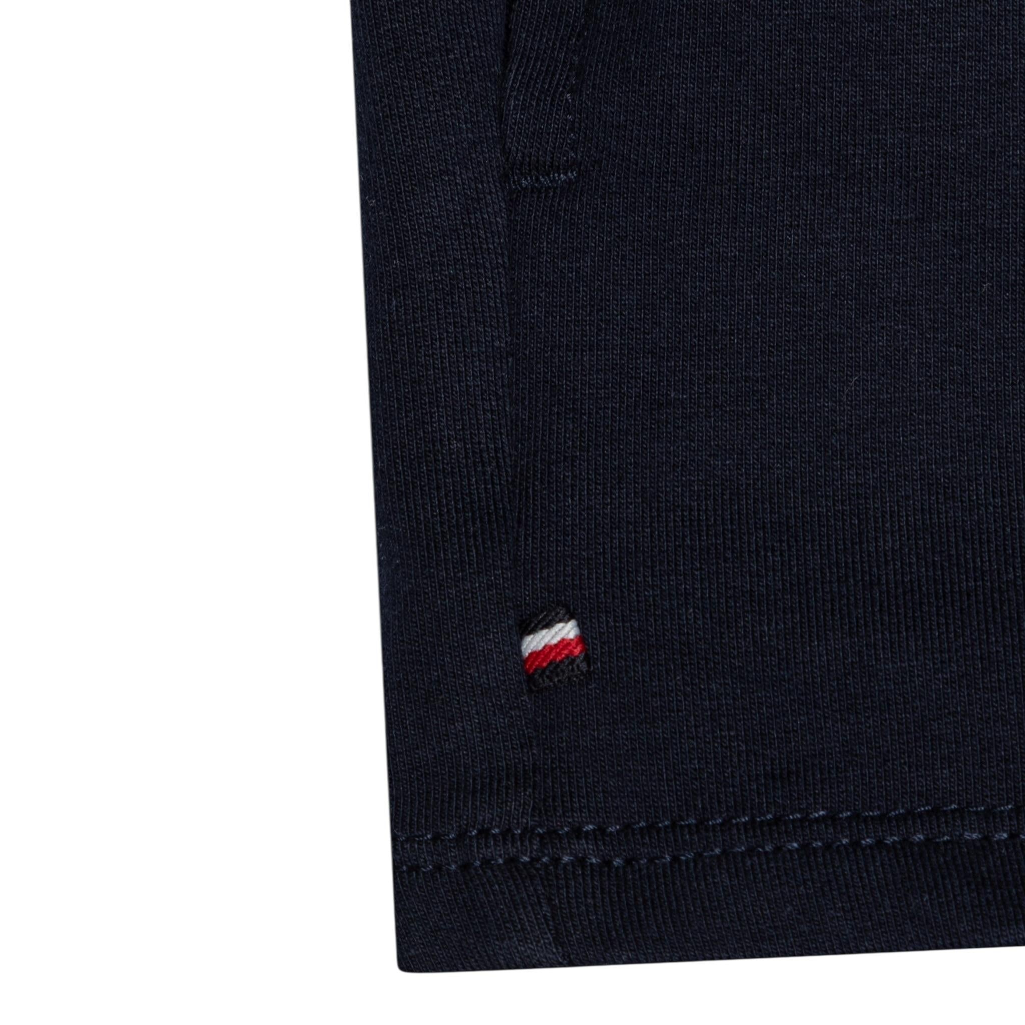 Tommy Hilfiger Bermuda Felpa Tinta Unita per Neonato KN0KN02026 BLU TOMMY HILFIGER 