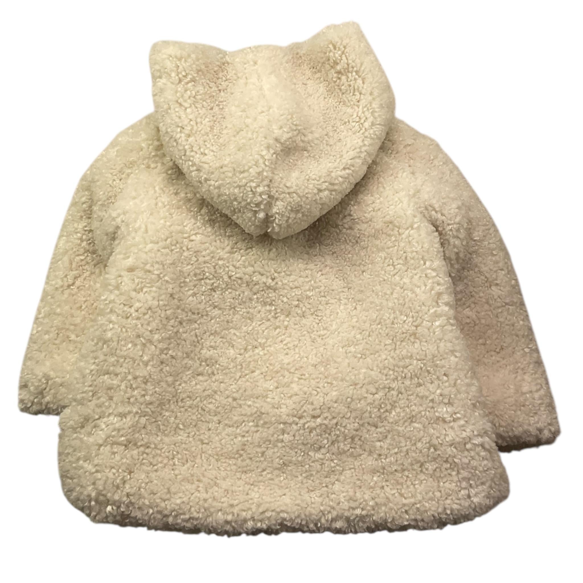 BARCELLINO cappotto teddy tinta unita con cappuccio Panna per Neonata 106008 PANNA BARCELLINO 