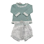Paz Rodriguez Completo 2 Pezzi Maglia-Culotte per Neonata 003122535 VERDE PAZ RODRIGUEZ 