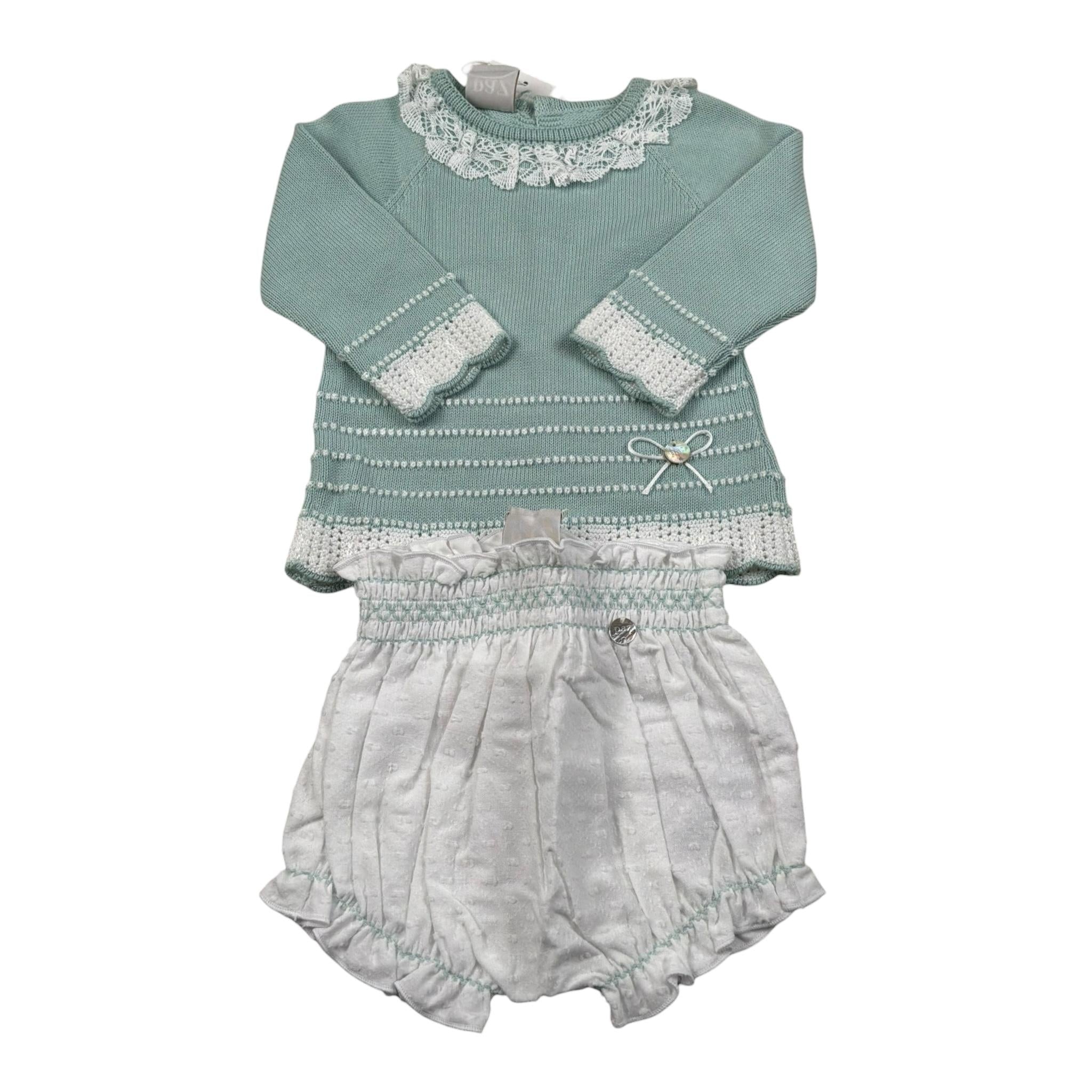 Paz Rodriguez Completo 2 Pezzi Maglia-Culotte per Neonata 003122535 VERDE PAZ RODRIGUEZ 