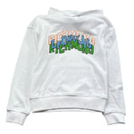 John Richmond Felpa Tinta Unita con Cappuccio E Stampa per Bambino RBP26040FE BIANCO JOHN RICHMOND 