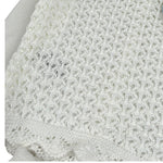 Juliana Completo 3 Pezzi Maglia-Ghettina-Cappello Bianco per Neonata 25036 BIANCO JULIANA 