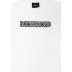 John Richmond T-Shirt Girocollo tinta unita con Stampa Bianco per Bambino RBP25178TS BIANCO JOHN RICHMOND 