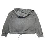 Juicy Couture Felpa con Cappuccio Tinta Unita per Bambina JBX6623 GRIGIO JUICY COUTURE 