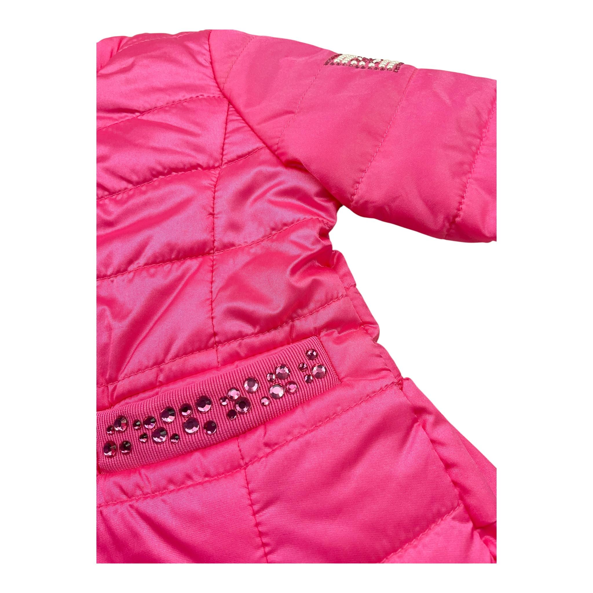 Monnalisa Giubbino Tinta Unita con Bottoni per Neonata 399104 FUXIA MONNALISA 