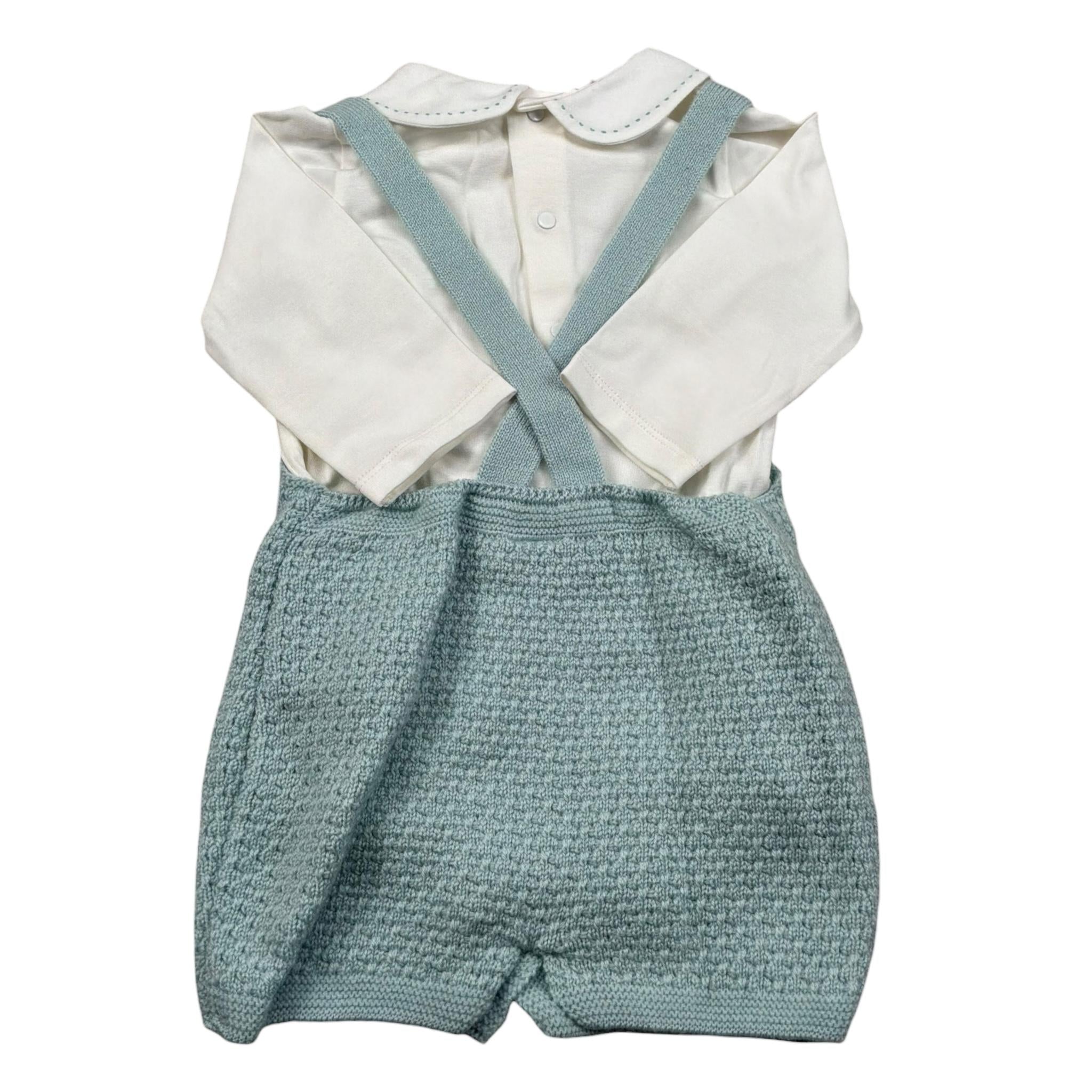 Paz Rodriguez Completo 2 Pezzi Body-Salopette per Neonato 007112137 VERDE PAZ RODRIGUEZ 