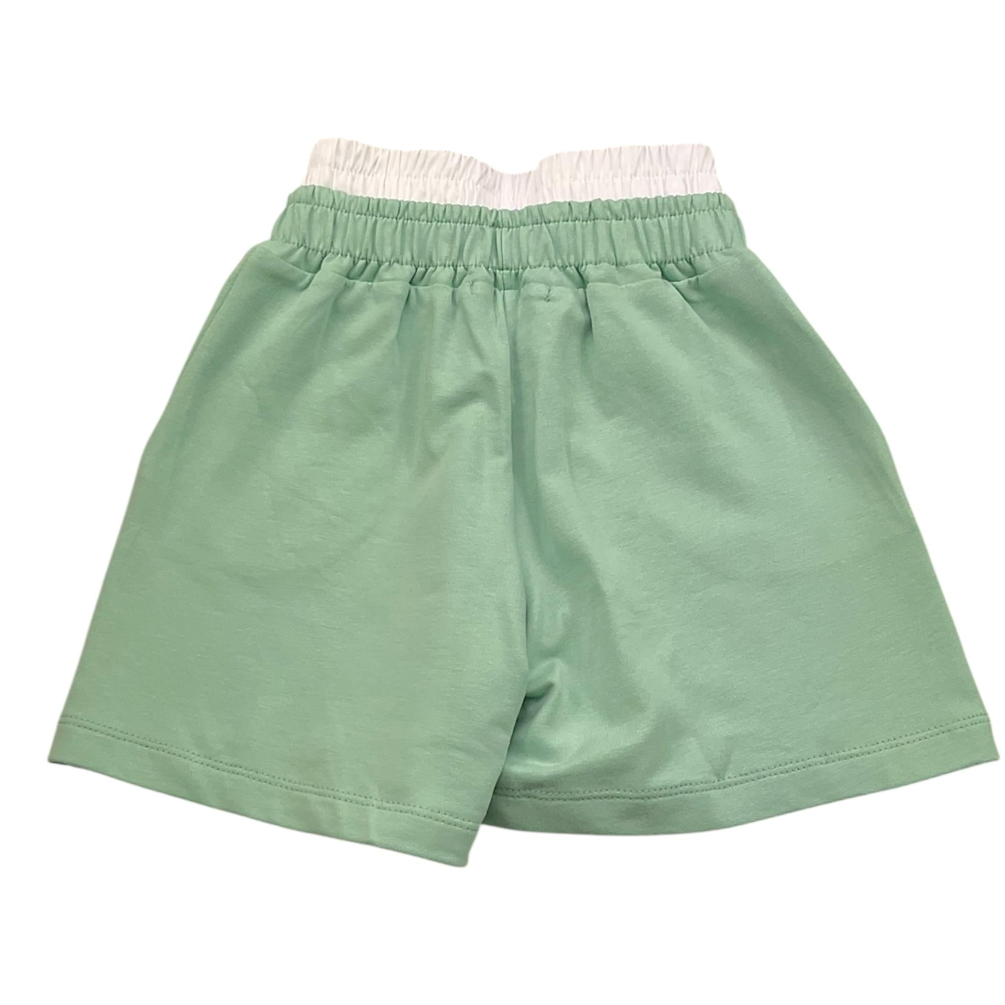Hinnominate Short Tinta Unita con Elastico In Vita per Bambina 3646SF00190 VERDE HINNOMINATE 