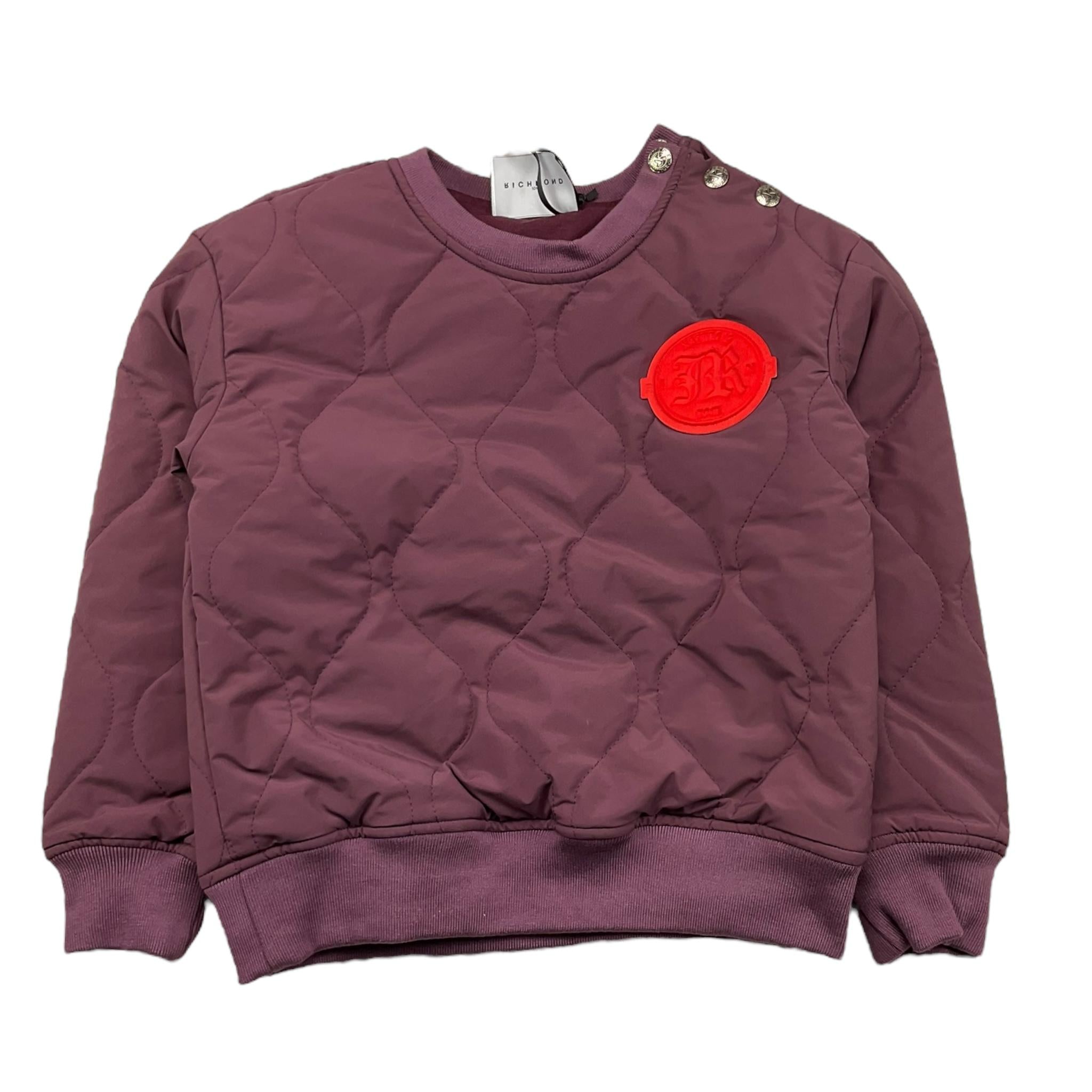 JOHN RICHMOND felpa chiusa girocollo tinta unita Vinaccio per Bambina RGA25129FE VINACCIO JOHN RICHMOND 