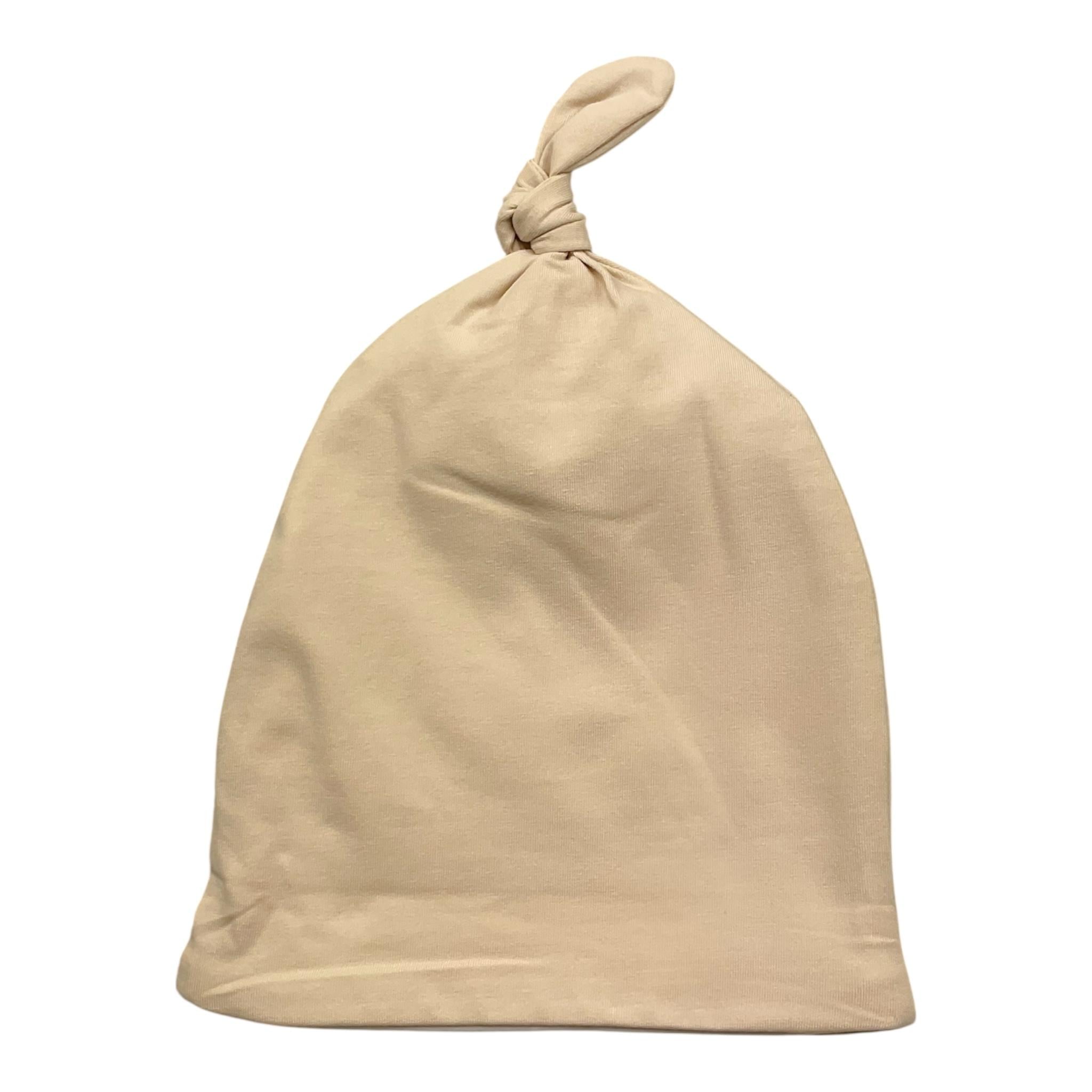 Le Bebe' Cappello Tinta Unita con Stampa per Neonata LBB4819 BEIGE LE BEBE' 