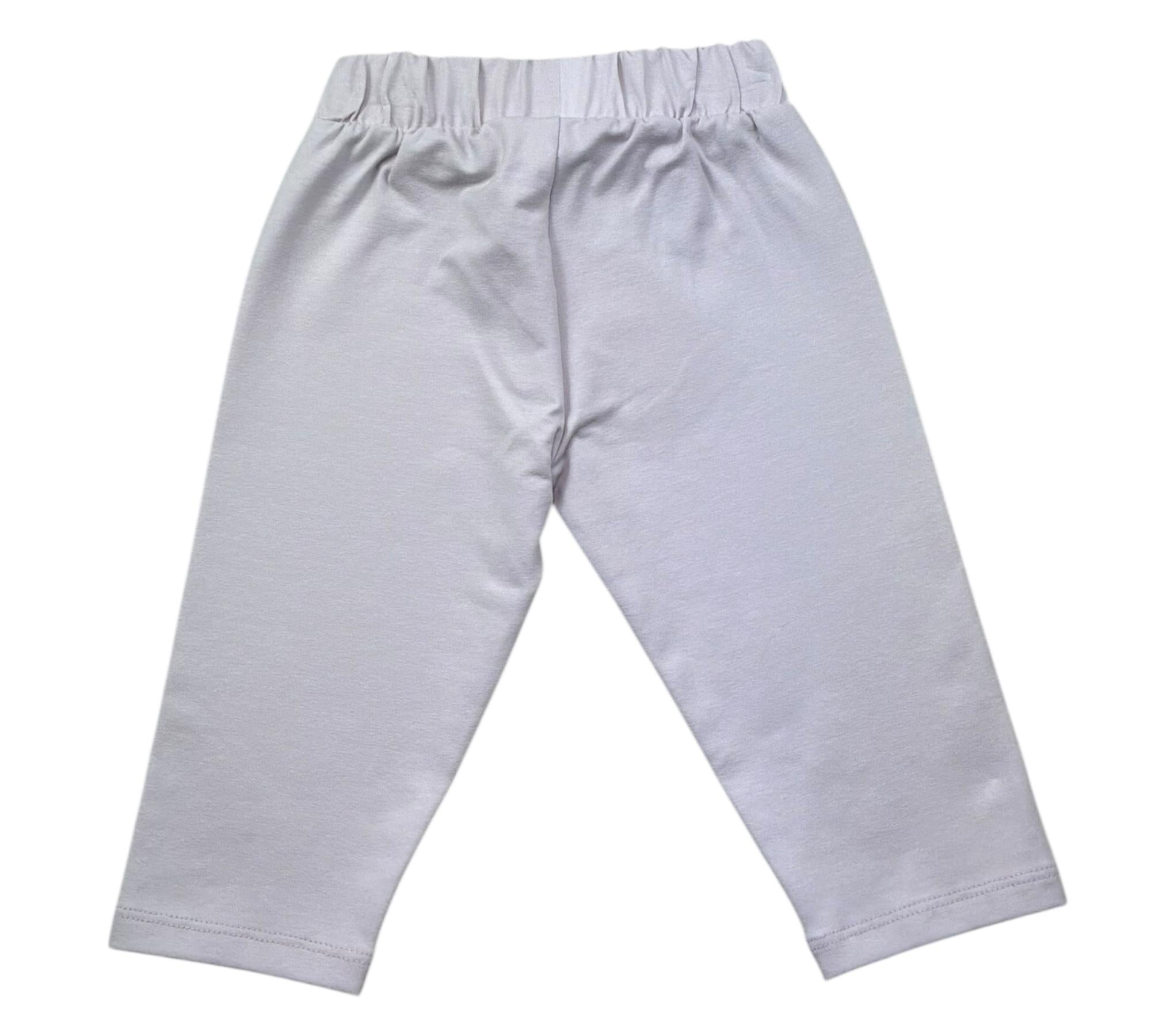 Trussardi Leggins Tinta Unita con Logo per Neonata TIP26023LE LILLA TRUSSARDI 