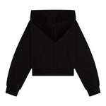 Calvin Klein Felpa con Zip E Cappuccio Tinta Unita per Bambina IG0IG02824 NERO CALVIN KLEIN 