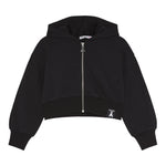 PATRIZIA PEPE felpa con zip e cappuccio tinta unita Nero per Bambina 17M0823 NERO PATRIZIA PEPE 
