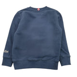 SAINT BARTH felpa girocollo tinta unita con stampa Blu per Bambino HUT00044 BLU SAINT BARTH 