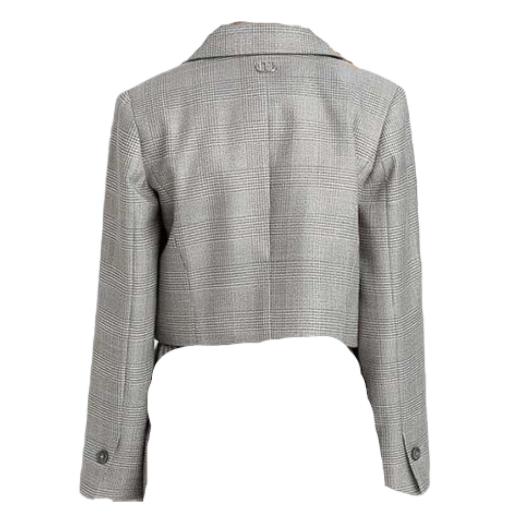 TWINSET giacca tinta unita con microfantasia Grigio per Bambina 242GJ2180 GRIGIO TWINSET 