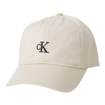 Calvin Klein Cappello con Visiera Tinta Unita con Logo per Bambino U00150 BEIGE CALVIN KLEIN 
