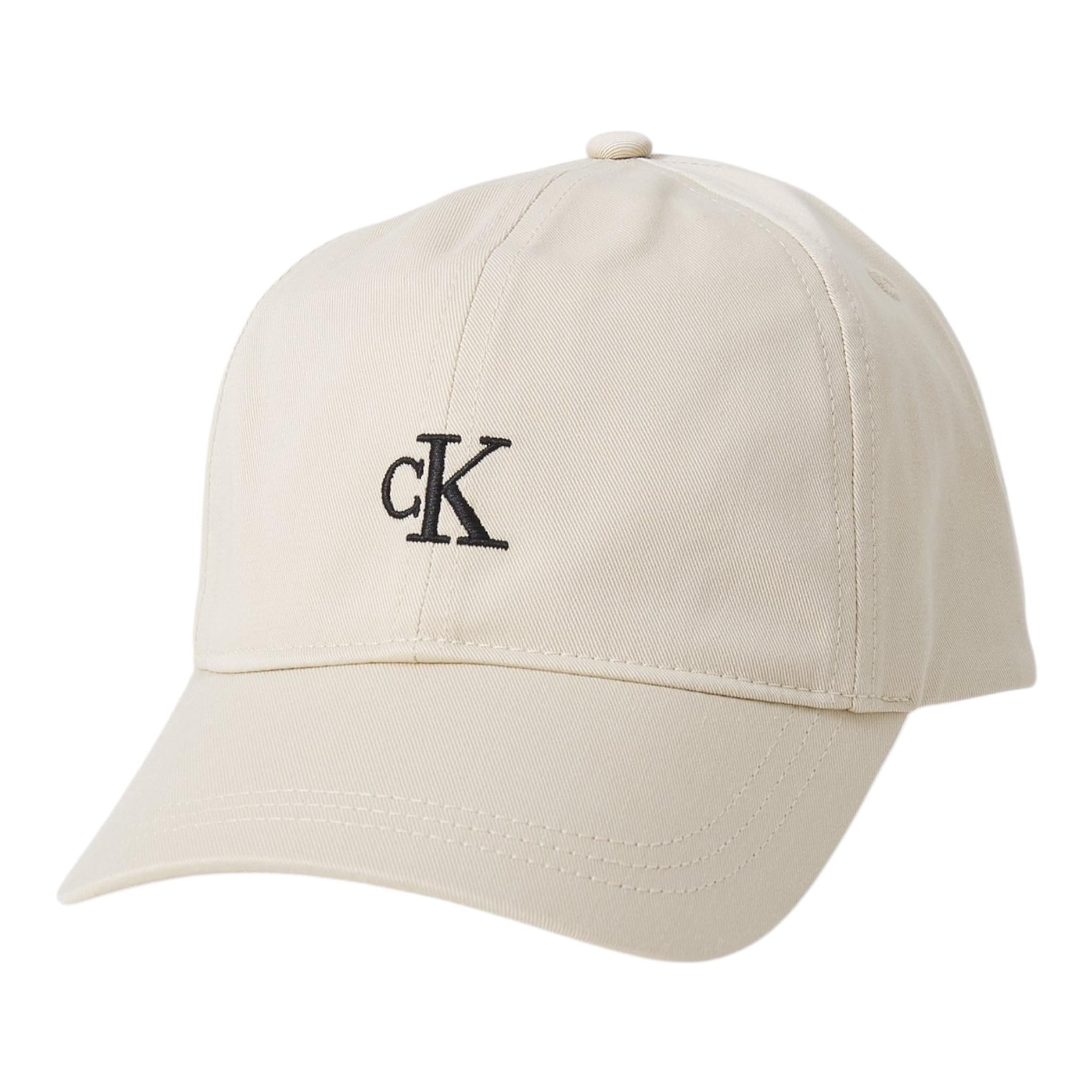 Calvin Klein Cappello con Visiera Tinta Unita con Logo per Bambino U00150 BEIGE CALVIN KLEIN 