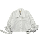 Coco' Et Mama' Camicia Manica Lunga Tinta Unita per Bambina IMAI BIANCO COCO' ET MAMA' 