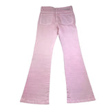 Stella Mccartney Pantalone Modello A Zampa Tinta Unita Con Girovita Regolabile Rosa Per Bambina