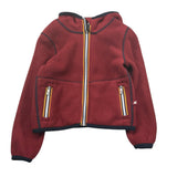 K-WAY felpa bicolore modello reversibile con zip e cappuccio Blu per Bambino K8136WW BLU K-WAY 