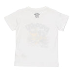I Do T-Shirt Girocollo Tinta Unita con Stampa per Bambino 4B459 BIANCO I DO 