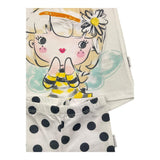 Cangurino Completo 3 Pezzi Canotta-Short Bianco per Neonata